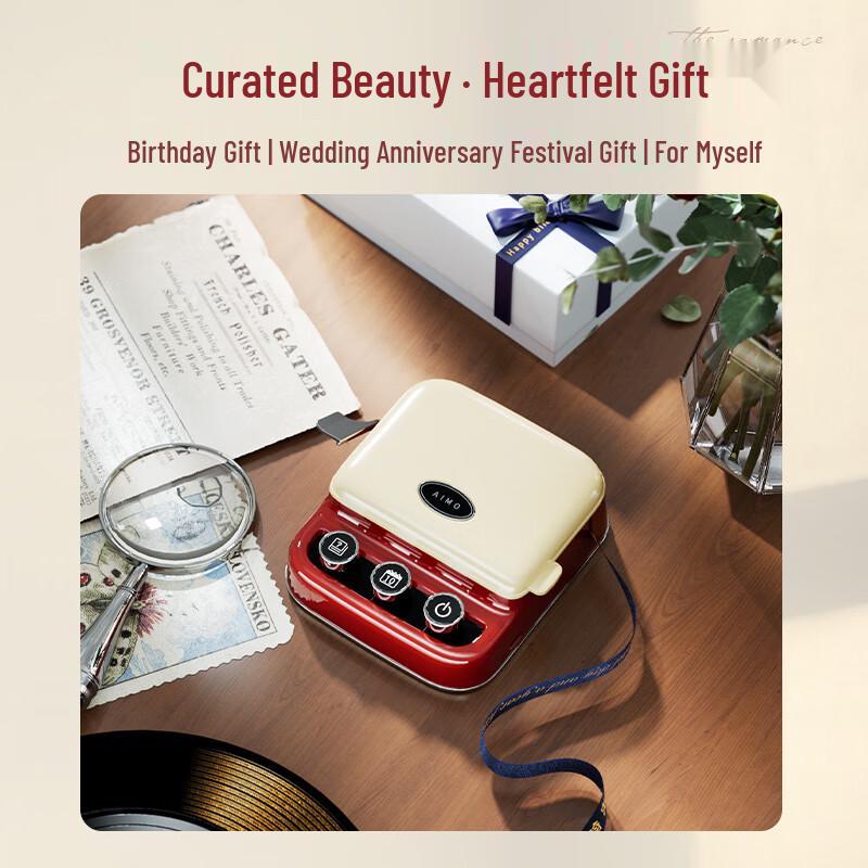 Портативный термоэтикетный принтер Aimoku P15, вилка CN (адаптер в комплекте)