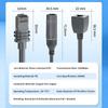 For Starlink Satellite Gen3 V3 Ethernet Extender Adapter Shielded SPX to RJ45 Rectangular Satellite Converter Cable IP67/68