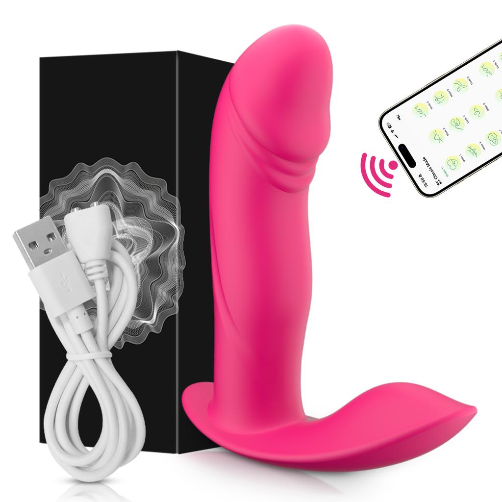 Управление через приложение носимый дилдо вибратор для женщин клитор стимулятор массажер точки G женская анальная пробка вибрирующие взрослые секс-игрушки
