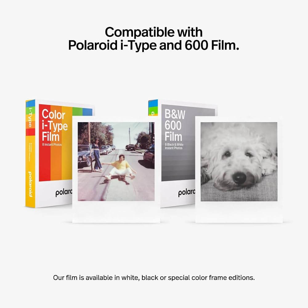 POLAROID Мгновенная камера Polaroid Now+ Поколение 2 - Черный (9076)