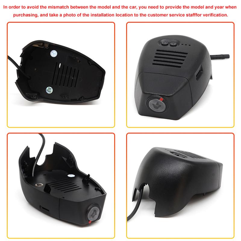 4K 2160P Plug and play Dash Cam For Volvo V60 Cross Country S60 2018~2022 Original Factory Look Easy to Use Car Video Recorder