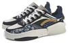 Li Ning Wave, Zen Низкие кеды для скейтборда Женские Серый Черный Синий AGCR214-1