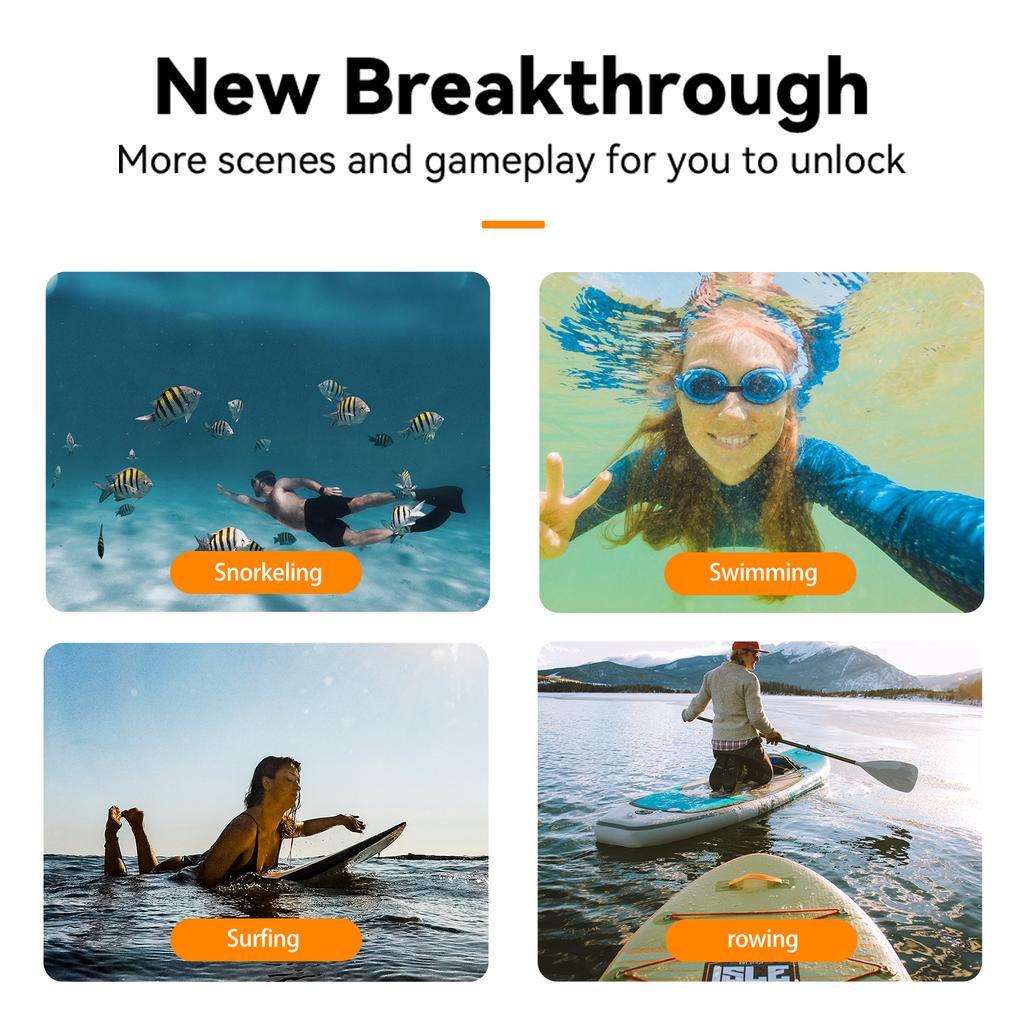 TELESIN спортивная камера плавающая ручка с дистанционным управлением затвором 15 м водонепроницаемая палка с запястьем