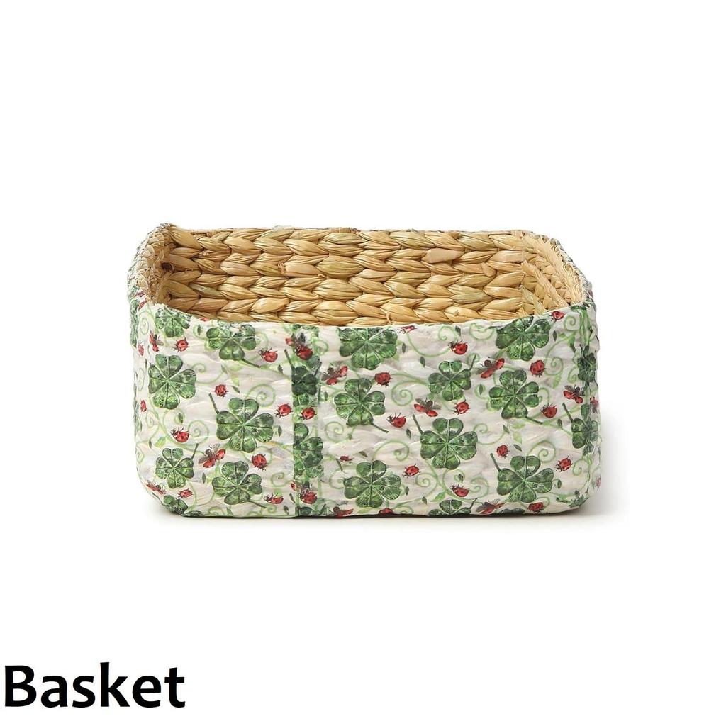 Корзины для хранения вещей Корзина из тростника или бамбука Плетеная корзина в подарок Корзина для белья Корзина для одежды из ротанга Прямоугольный поднос из морской травы (Многоцветный 1)