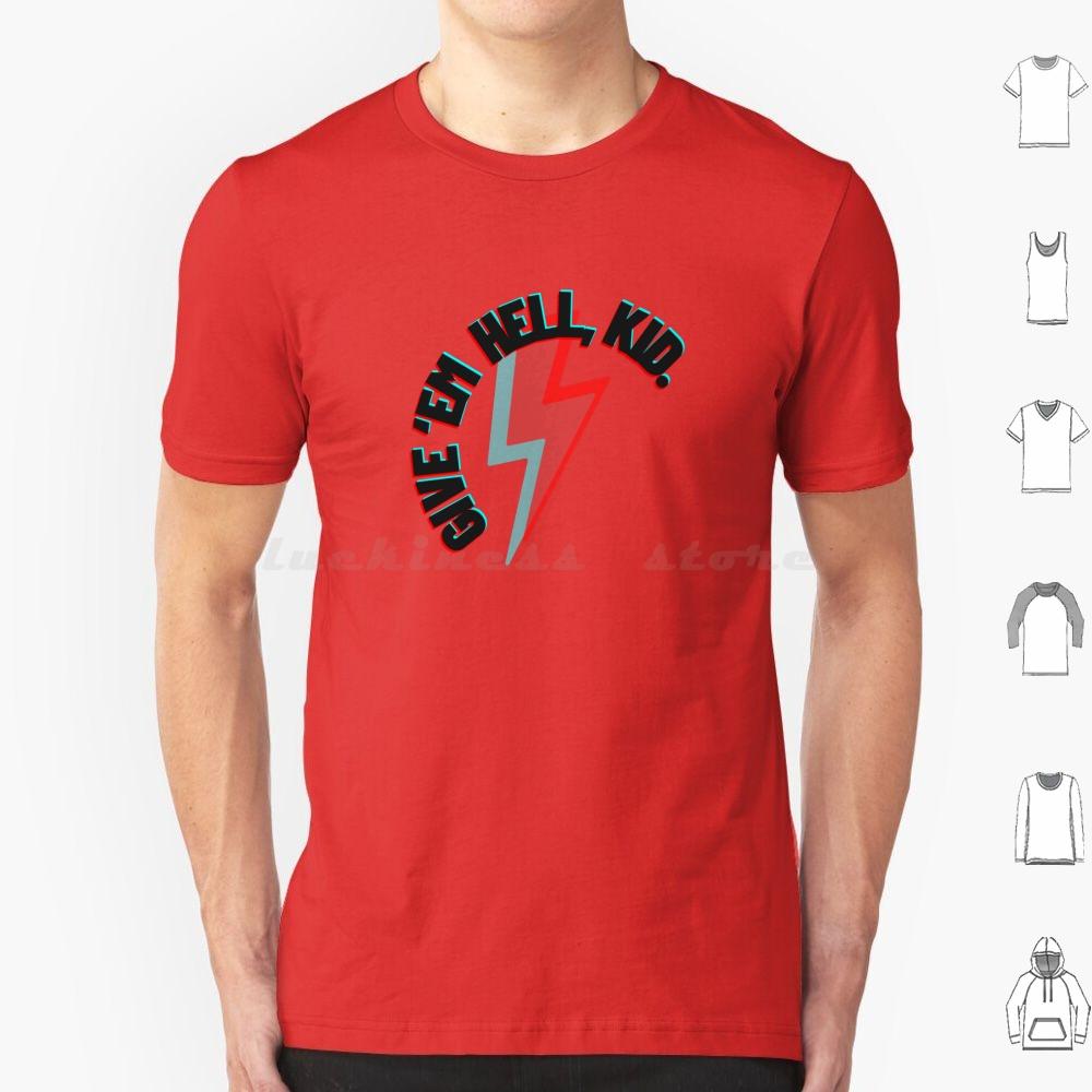 Give em Hell Kid T Shirt Cotton Men Women DIY Print Mcr Gerard Way Mikey Way Ray Toro Frank Iero Three Cheers Three Cheers