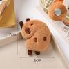 Cute Capybara Animal Plush Doll Brooch Fluffy Soft Stuffed Clothes Badge Pins Backpacks Decoration Accessories