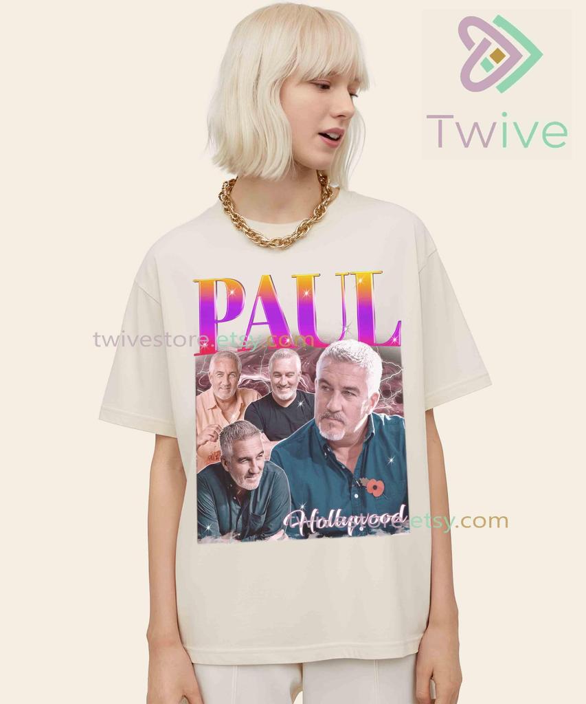 Vintage Paul Hollywood Shirt - great british bake off, celebrity chef tee