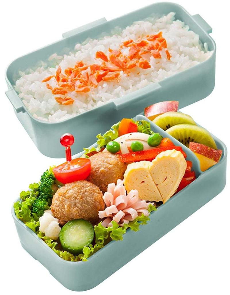 Skater Антибактериальный Ланч-бокс с мягкой крышкой для сервировки 600 мл Акико Обучи Сделано в Японии Куполообразный 2-ярусный PFLW4AG-A