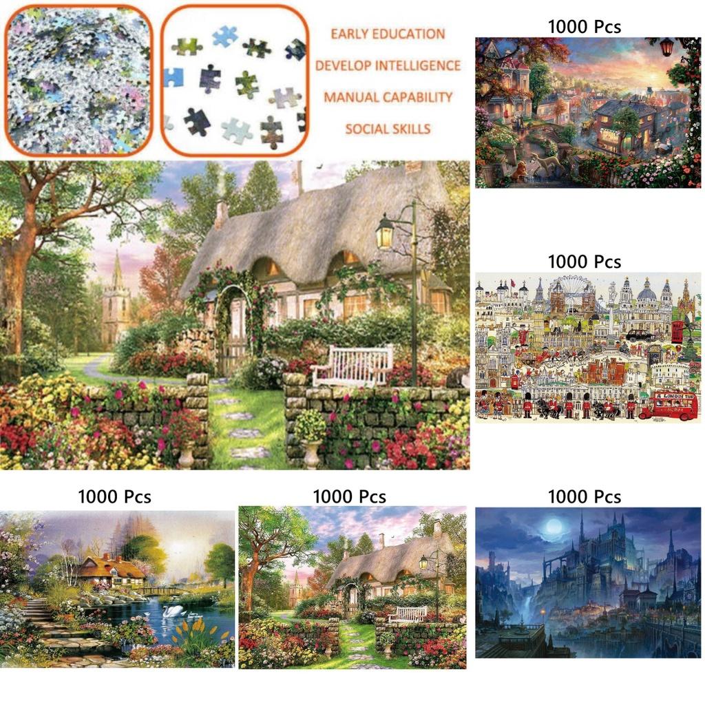 Пазл для взрослых 1000 деталей Бумажный материал Домашний декор Дружеское занятие Уникальный подарок Вдохновение для обучения