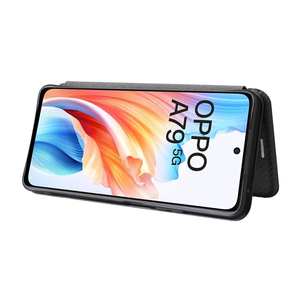 Защитный чехол-книжка OPPO A79 5G с отделениями для нескольких карт