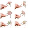 Tassel U Shaped Hair Stick Floral Hanfu Hair Stick Elegant Flowers Hair Stick  Ladies