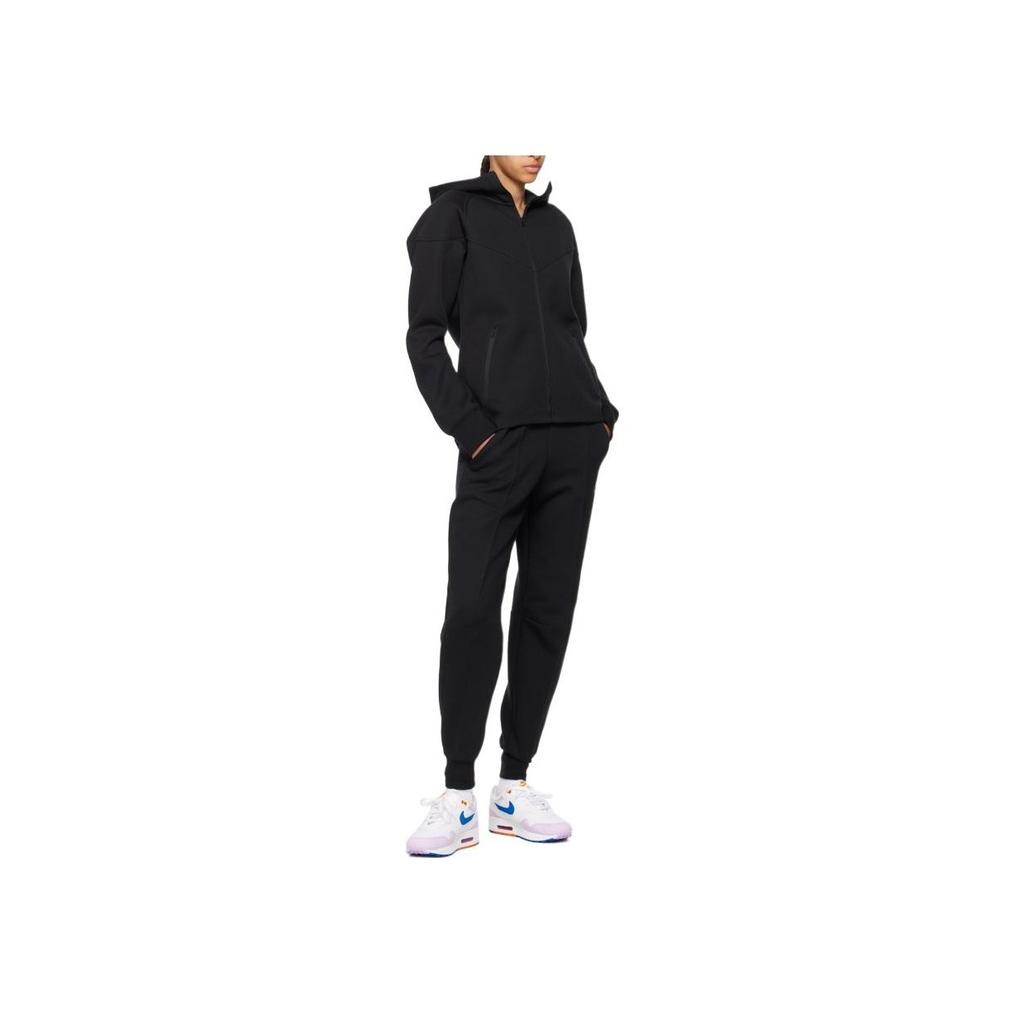 Nike Куртка с капюшоном и принтом в виде букв Color Block, с длинным рукавом, женская, черная FB8339-010