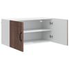 Wall Cabinet PORTO Brown Oak Effect 80 x 31 x 40 cm