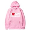 Мужские комплекты с длинными рукавами для пар I Love My Boyfriend Hoodies Sweatparsons Suits Женские толстовки с капюшоном и спортивные штаны Lover Sets