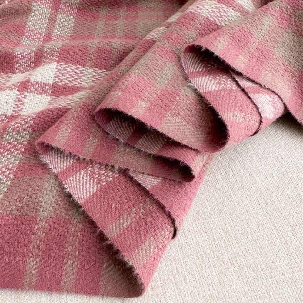 Windproof Winter Plaid Scarf Thick Warm Women Wrap Shawls Casual Long Tassel Scarves