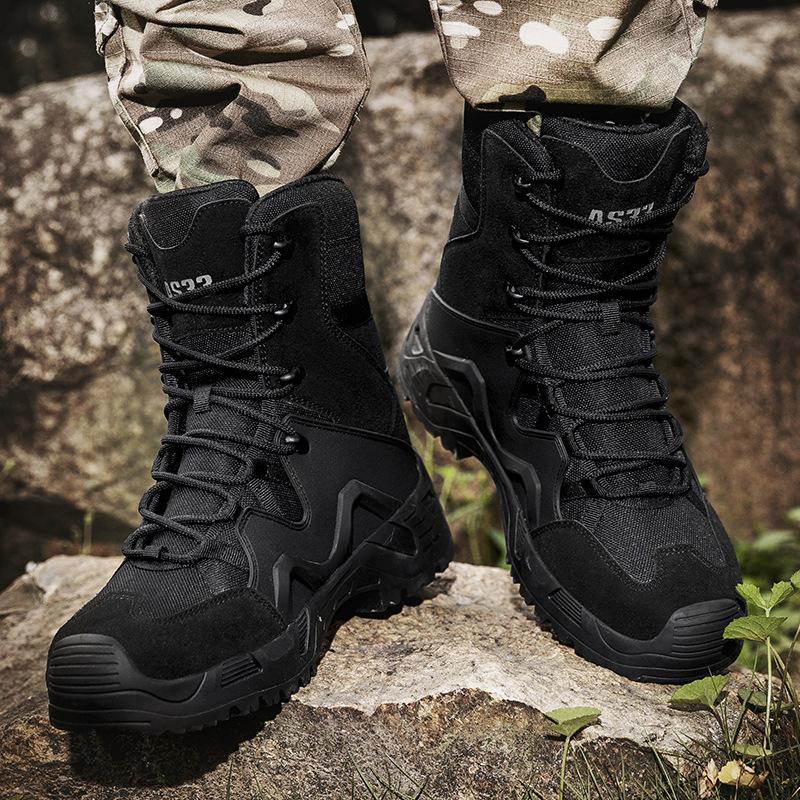 Ultra-light 511 Combat Boots Men's Spring and Summer Work Martin Boots Military Training Security Inspection Shoes Outdoor Tactical Training Military