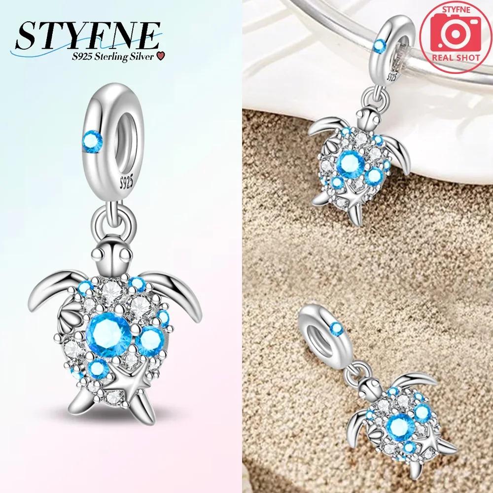 Original Charms Copper Mysterious Starry Sky Turtle Crab Conch Pendant Fit Bracelet Diy Women Jewelry Gift Making