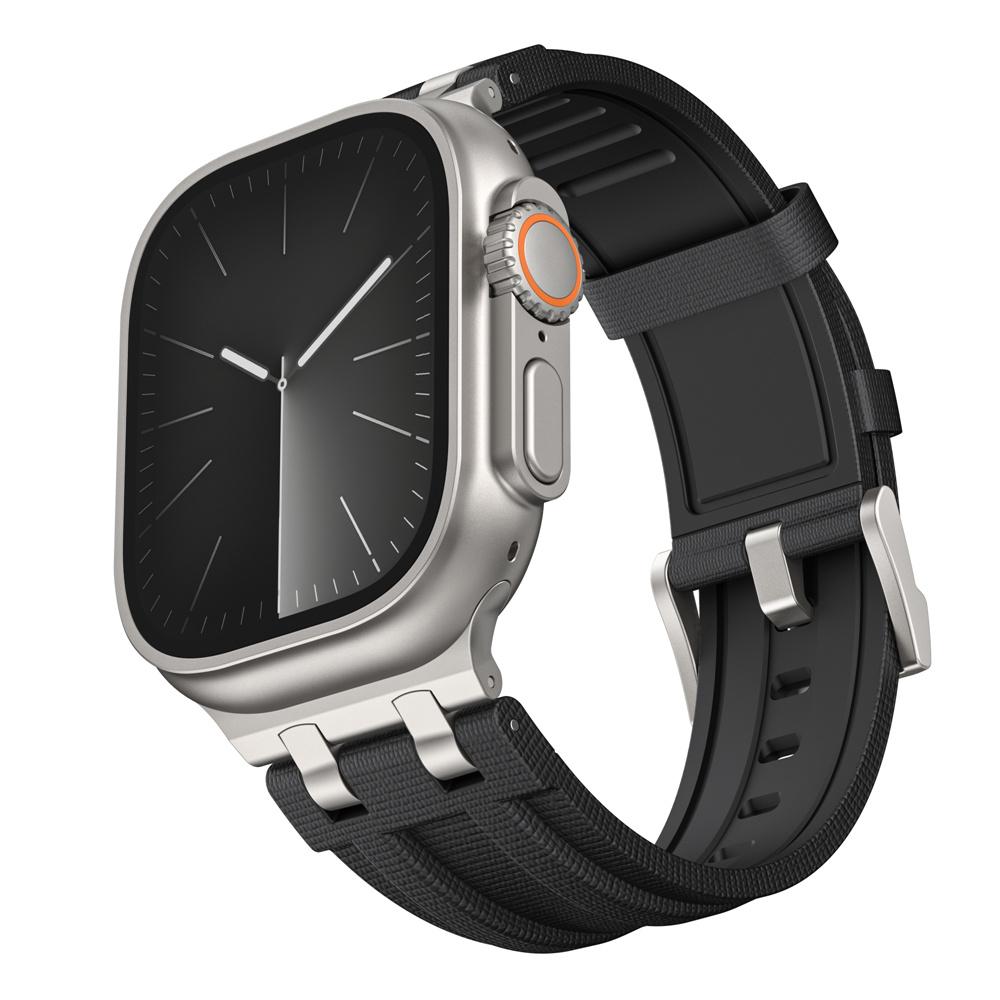 Metal+FKM Strap For Apple Watch Ultra 3/2/1 49mm 11 10 46mm Replacement Bracelet Wristband iWatch 9 8 7 6 5 SE3 45mm 44mm
