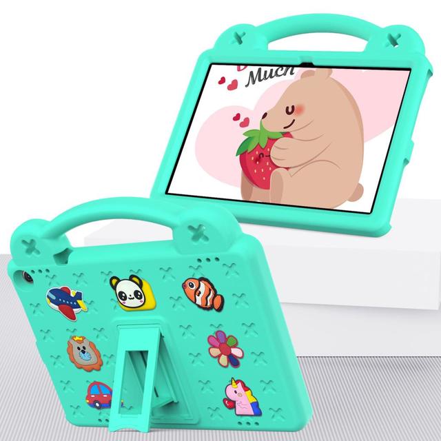 EVA Stand Case for ONN 10.1 Gen3 2022 Model 100071485 Kids Safe Cover DIY Style Tablet Shell With Handle Strap Shockproof Funda