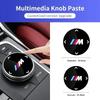 -Наклейка-крышка кнопки мультимедийной ручки автомобиля для BMW 3 5 Серии X3 X4 X5 X7 G01 G02 G05 G06 G07 F10 F30 G11 F15 3GT G20 G30 6GT G32