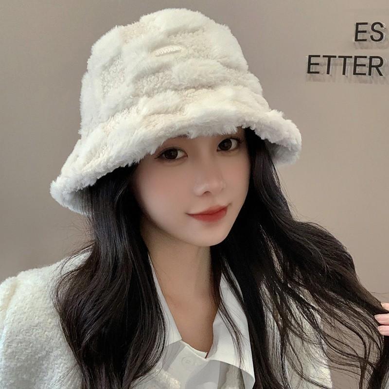 Женская модная кепка осень-зима утепленная теплая шапка корейский стиль холодостойкая ветрозащитная панама из шерпы