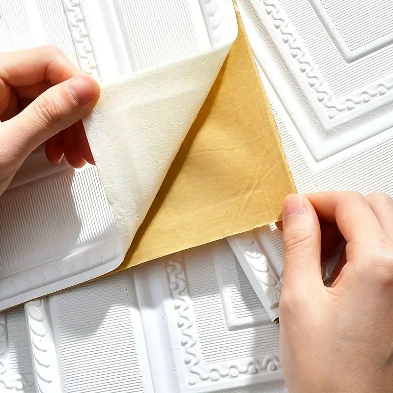 3d Потолок 70*70см Наклейки на стену Спальня Гостиная Украшение Мягкая упаковка Поролоновые наклейки Водонепроницаемые обои Фоновая стена