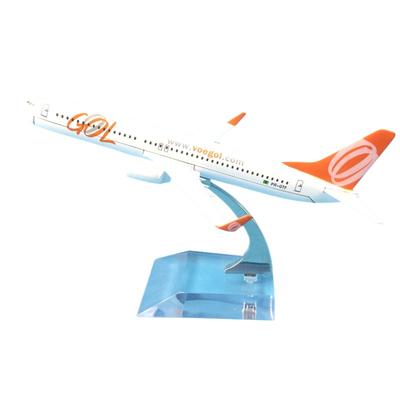 Масштаб 1/400 16 см Бразилия Авиалинии GOL Boeing 737-800 Авиалайнер Модель самолета Самолет Литой металлический самолет