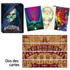 [R2816] - Multicolored 'Santa Muerte' Inspired Card Game (oracles) - 13. 5x10x3cm