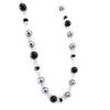 [K3266] - Black Gray 'Scarlett' Necklace