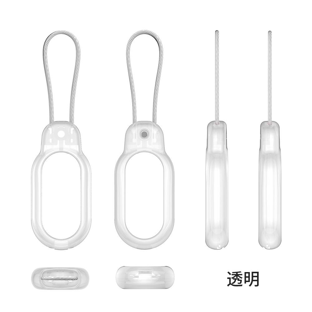 For Samsung SmartTag2 Case with Wire Cable - Secure GPS Tracker Holder Cover for Keys, Wallet, Luggage Anti-fall Case