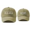 Adjustable Parent-child Baseball Hats Vintage Outdoor Sunscreen Hats MAMA MINI Embroidery Caps
