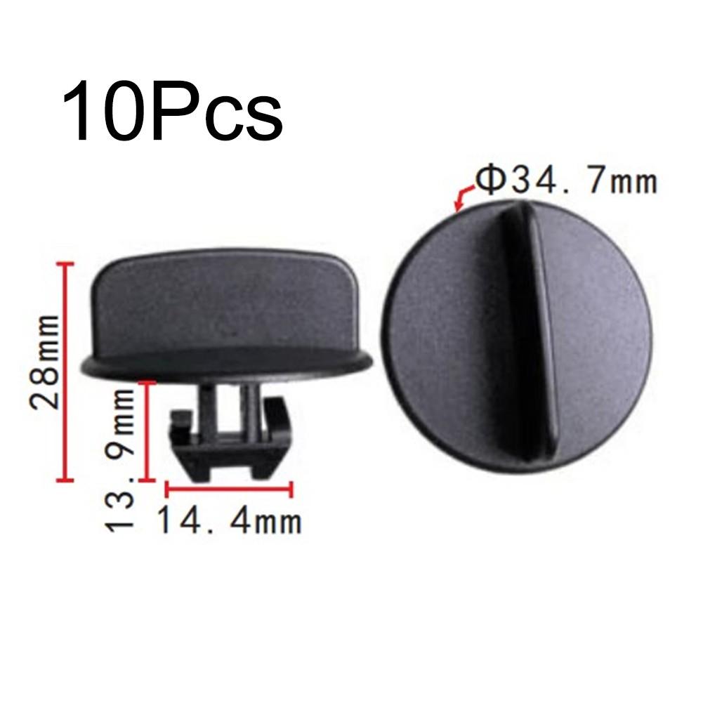 Зажимы, 10 шт./компл. 2008 68034329AA 965831617783 Черный нейлон