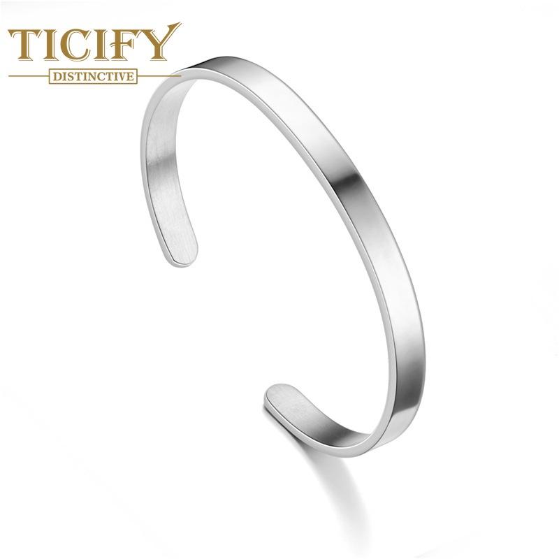 Браслет из титановой стали С-образный браслет из нержавеющей стали