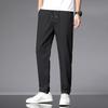 Эластичные повседневные брюки мужские спортивные брюки мягкие укороченные брюки мужские свободные прямые брюки мужские
