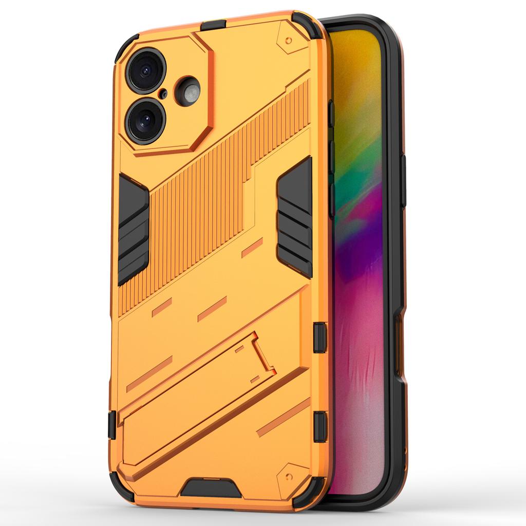 Чехол для iPhone 16 Plus PC+TPU Противоударный Чехол для телефона с подставкой