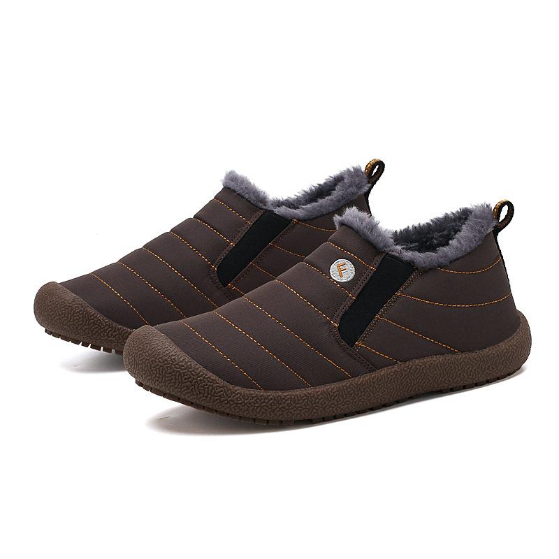 Men's Padded Plus Size Winter Warm Snow Boots Padded Lining Waterproof Ankle Boots Anti-slip Outdoor Hiking Mountaineering Sports Boots