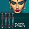 Powder Eyeliner 100% Natural Powder Long-Lasting Eyeliner Arabic Liner (Black/Green) Eyeliner for Middle Eastern Africa Women