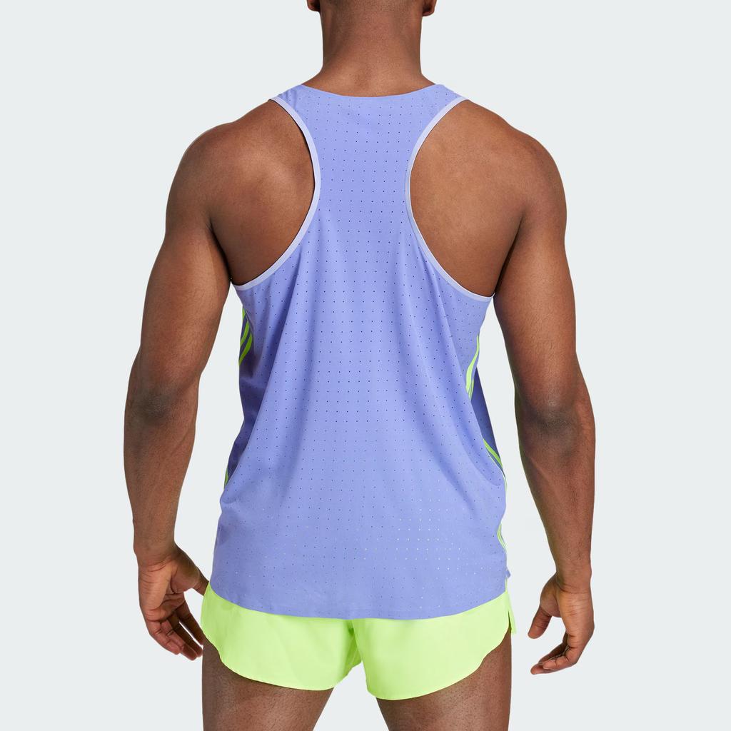 Adidas Adizero Running Tank Top Мужские топы Синий IW6635
