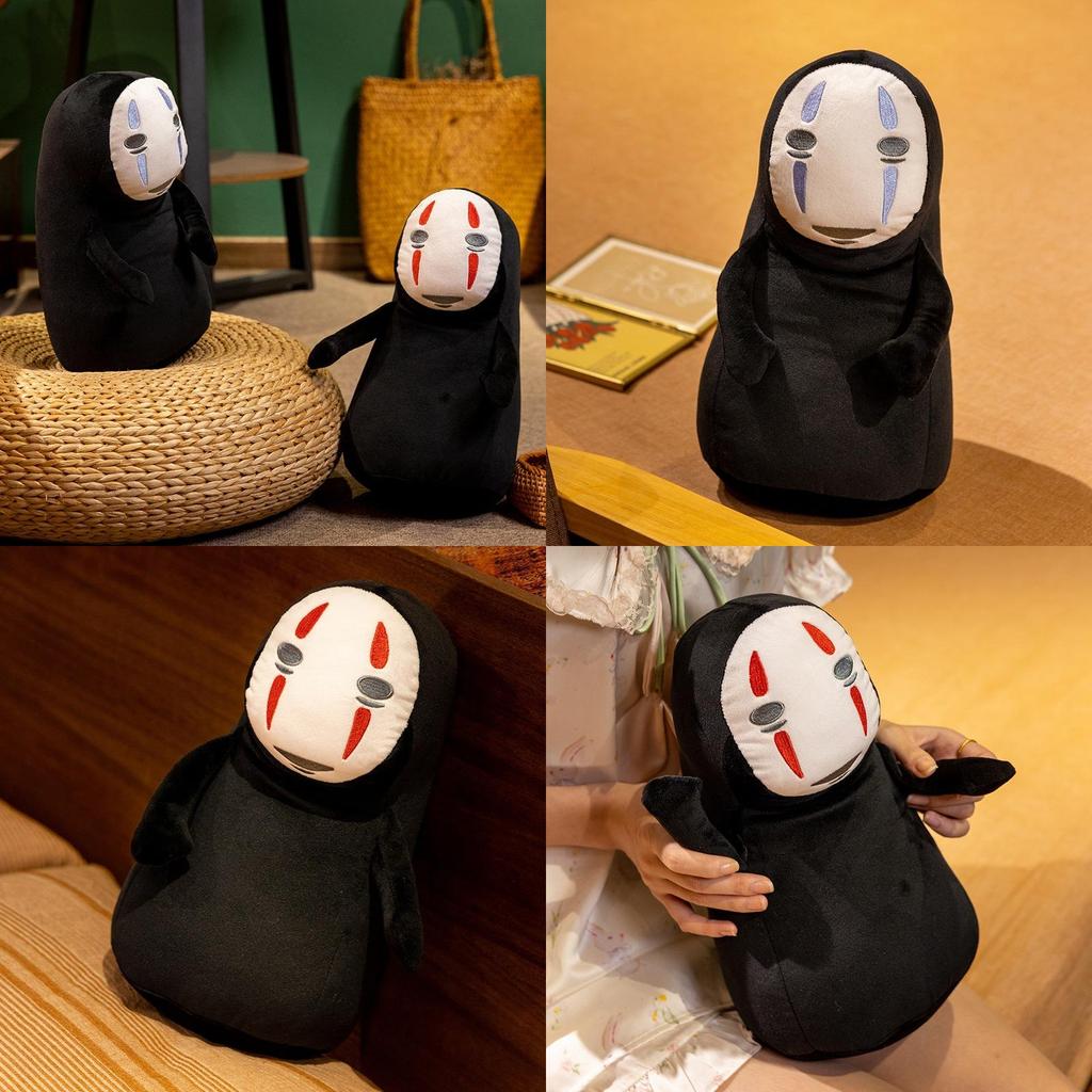 Spirited Away No Face Man Plush Toy With Halloween Decor For Kids And Anime Enthusiasts