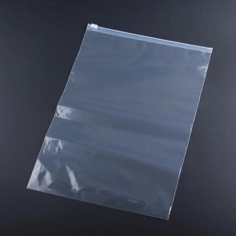 Transparent PE Ziplock Bag for Clothing, Underwear, and Socks - Self-Sealing Zipper Bag