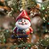 Durable Material Christmas Tree Decoration Multifunction 2D Acrylic Pendant