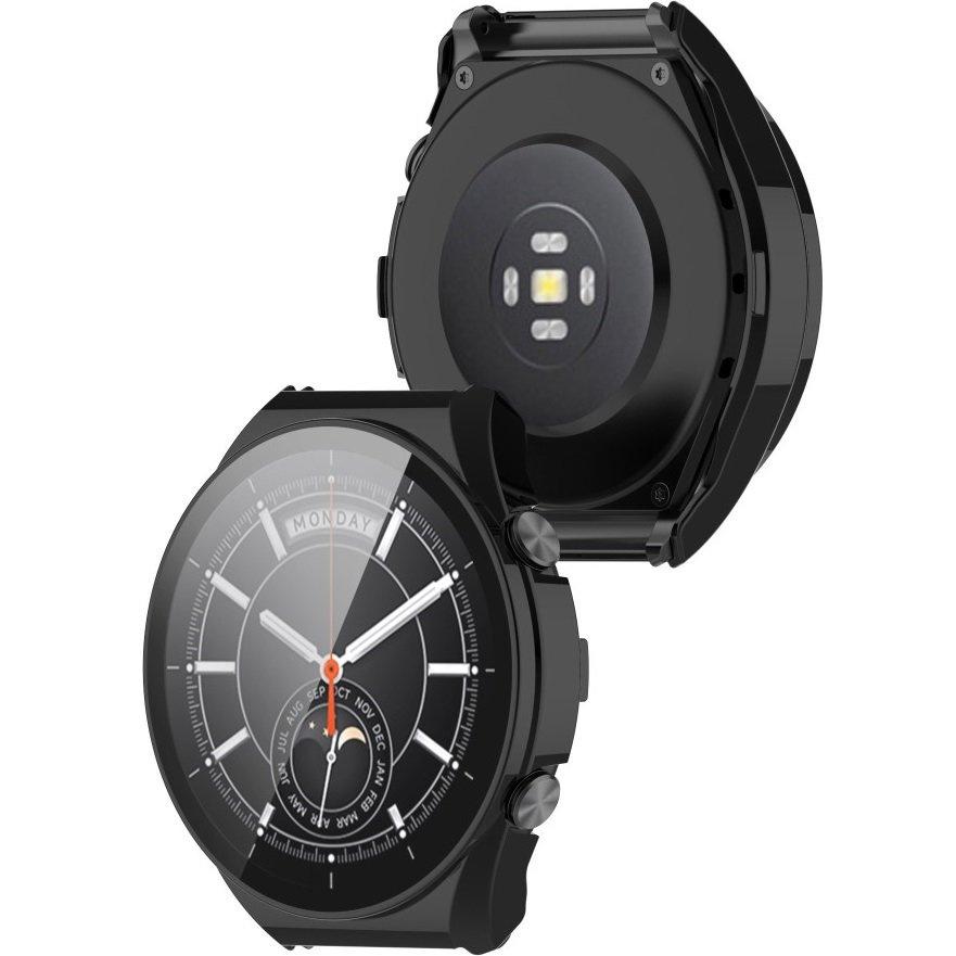Case + Glass 2 in 1 for Xiaomi Watch S1, Black