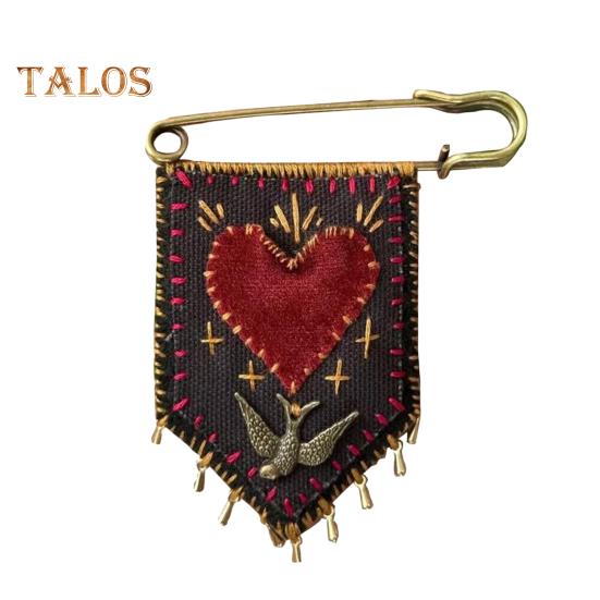 1/2Pcs Hope Protective Pocket with Rosemary Handcrafted Healing Brooch Care Protective Symbols Badge