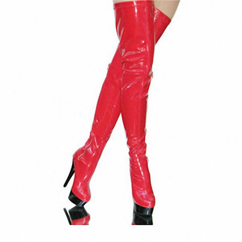 2025 Один размер Красные Банкетные однотонные туфли на тонком каблуке с закругленной головкой и острым верхом на клеевой подошве Модные сапоги