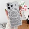 Luxury Breathable Heat Dissipation Fragrance Magnetic For Magsafe Case For iPhone 16 15 14 13 12 Pro Plus Max Wireless Charge Cover