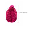 High Stretch Knot Headscarf Stylish Versatile Solid Color Fleece Twist Hat