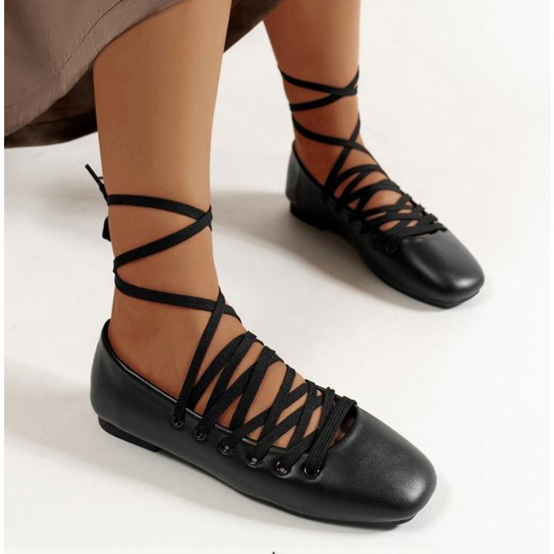 Модные женские балетки, обувь для балета, неглубокие повседневные римские сандалии, тренд 2025, модная весенняя обувь для платья, удобные новые брендовые женские кроссовки