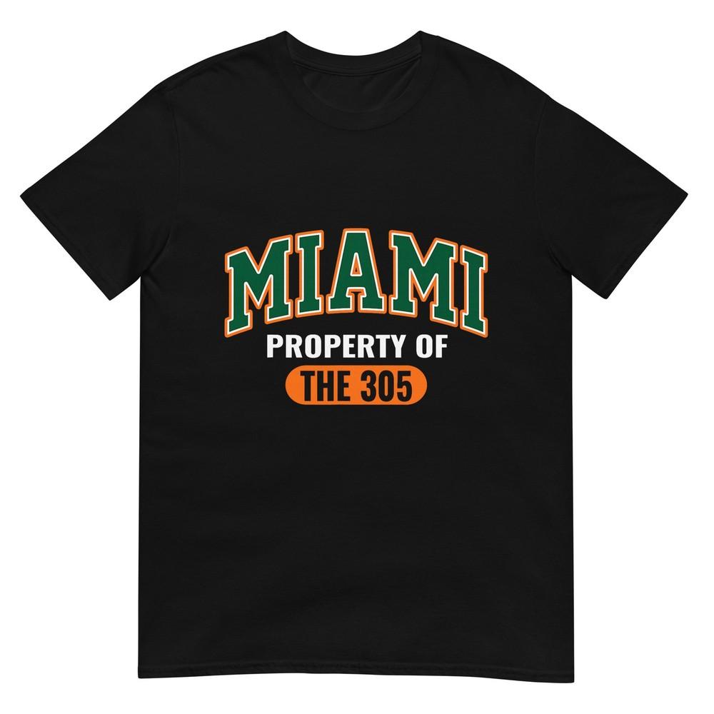 305 Miami Vibes Urban Style Miami Beach Graphic Design Tshirt