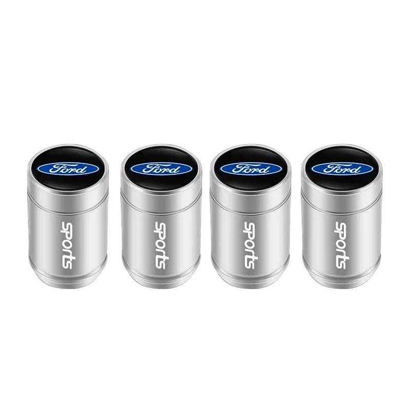 New 2026 Car Sticker Ford New 2025 Hot Metal Car Badge Wheel Tire Valve Caps Cover Tire Decoration For Ford Focus 2 3 Mondeo Kug