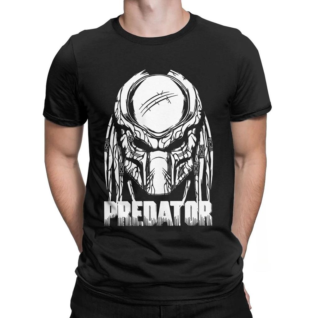 Clothing Predator Movie Alien T-Shirts Men Funny Tees  Crew Neck Classic Short Sleeve T Shirt